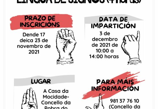 Un curso de iniciación á lingua de signos chega á Pobra no 3 de decembro
